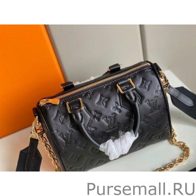 Speedy Bandouliere 22 Bag Monogram Lambskin M58631