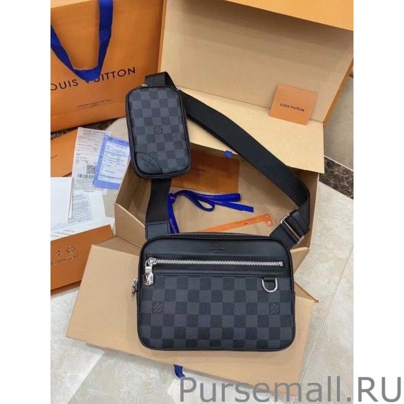 Scott Messenger Bag Damier Graphite N50018