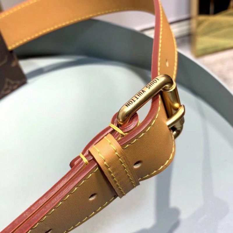S Lock Belt Pouch PM Bag Monogram Canvas M44667