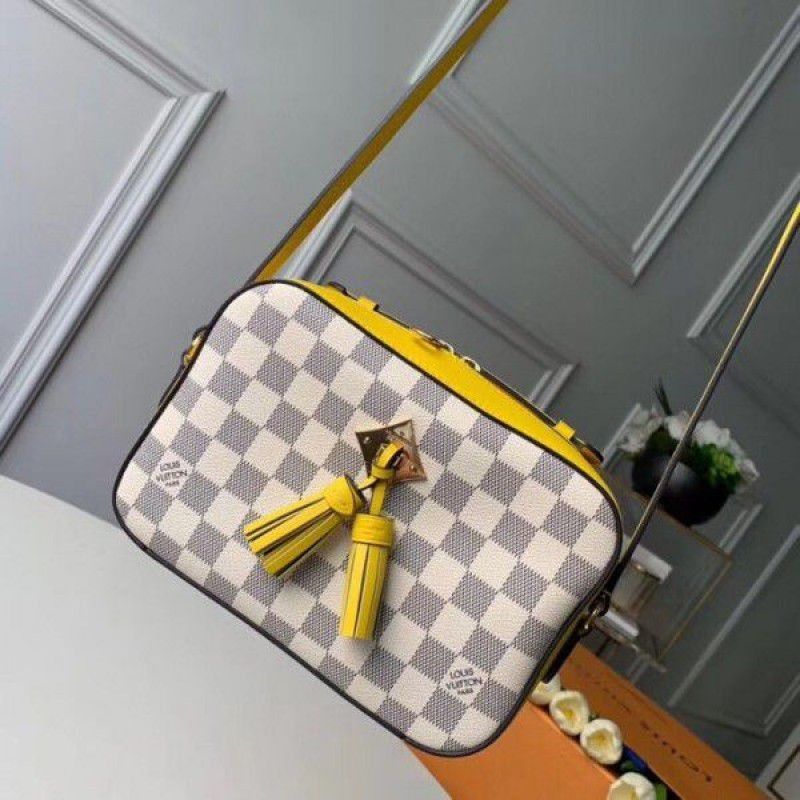 Saintonge Bag Damier Azur N40154