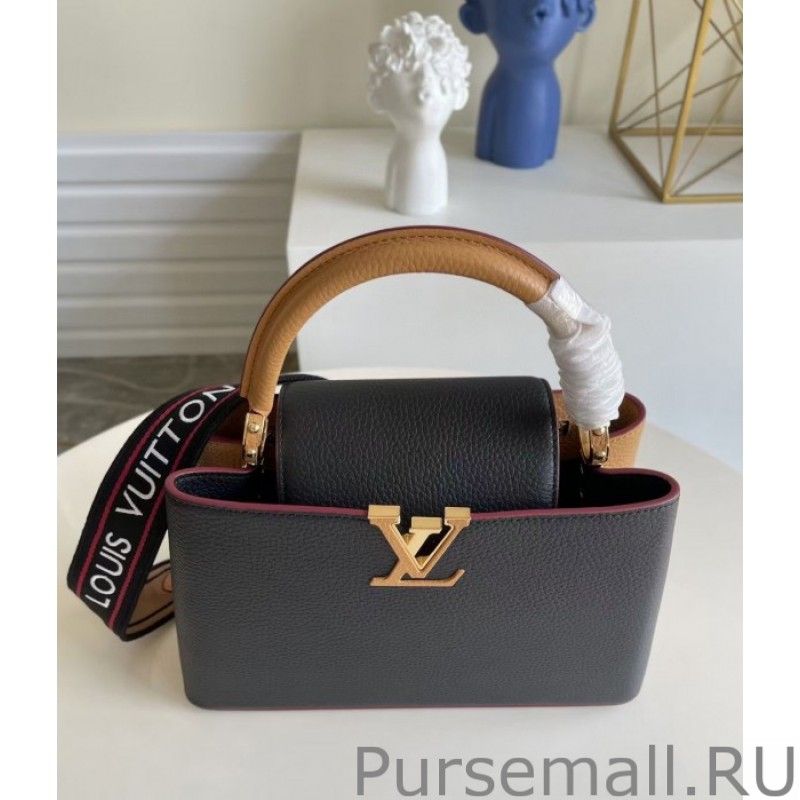 Capucines MM Bag In Bicolor Leather M58608