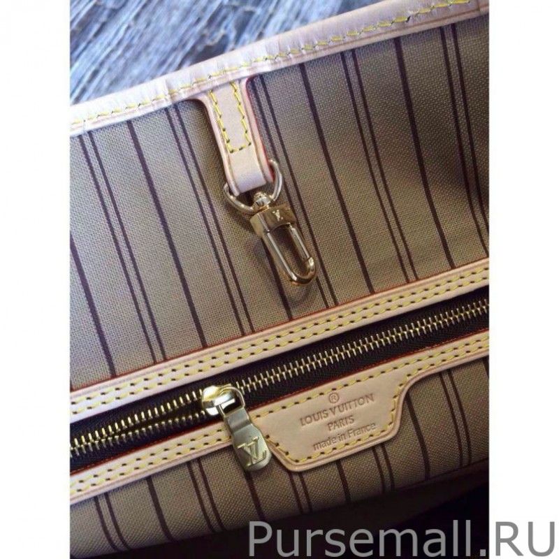 Neverfull MM Monogram Canvas M40995 Beige