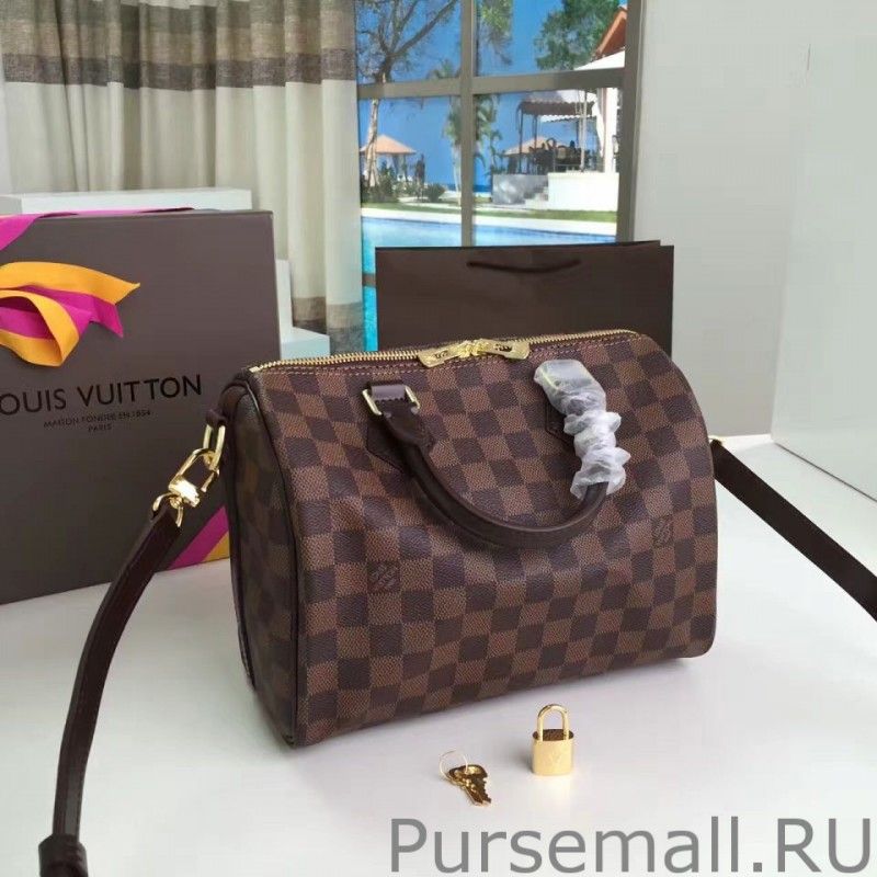 Speedy Bandoulière 25 Damier Ebene N41368