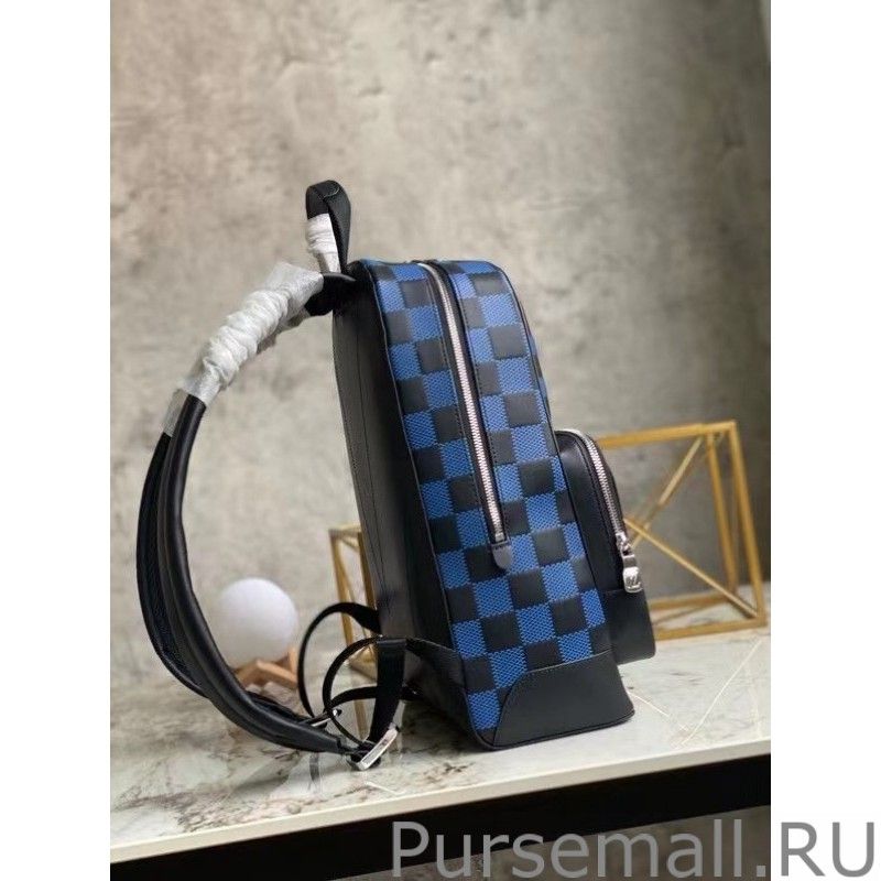 Campus Backpack Damier Infini 3D Leather N50021