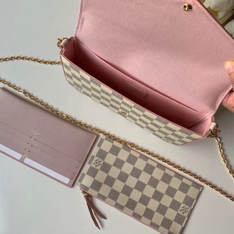 Pochette Felicie Damier Azur N60235