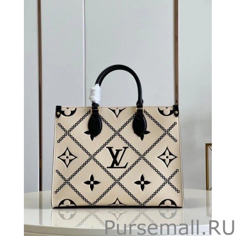 Onthego MM Bag Monogram Empreinte M46016