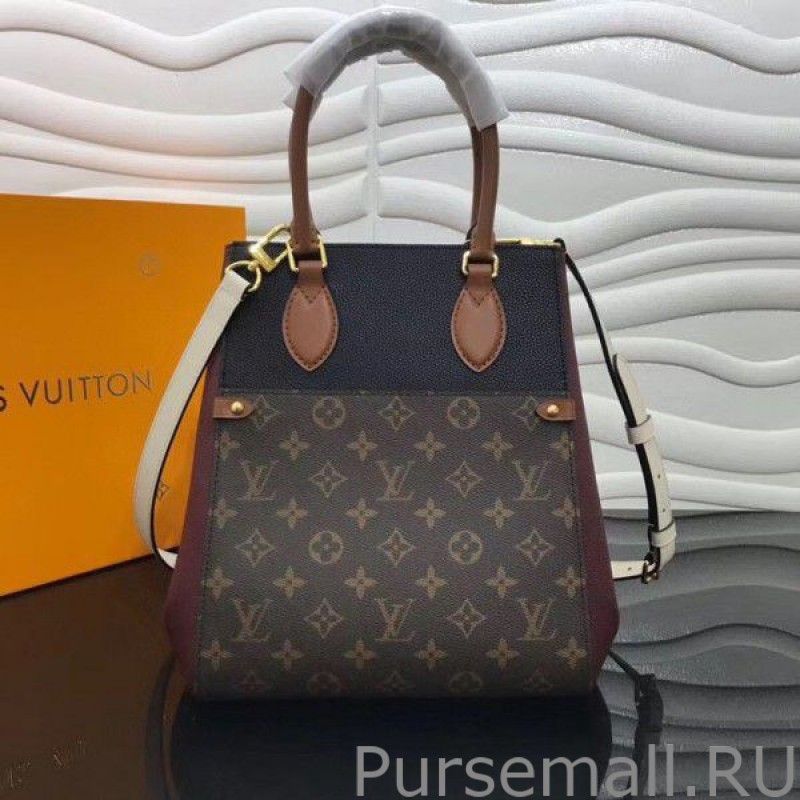 Fold Tote MM Monogram Calfskin M45409