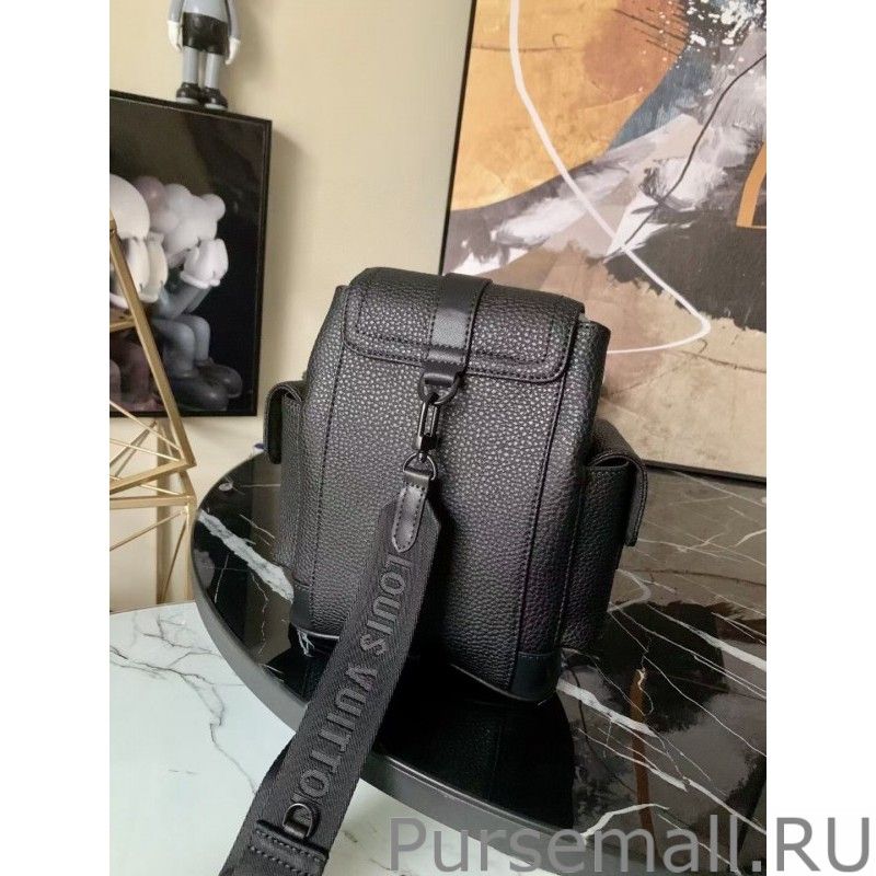 Christopher XS Bag In Black Leather M58495