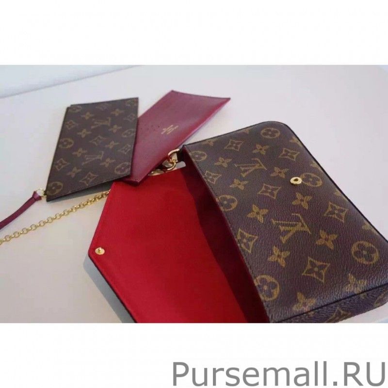 Felicie Chain Wallet Monogram M61276
