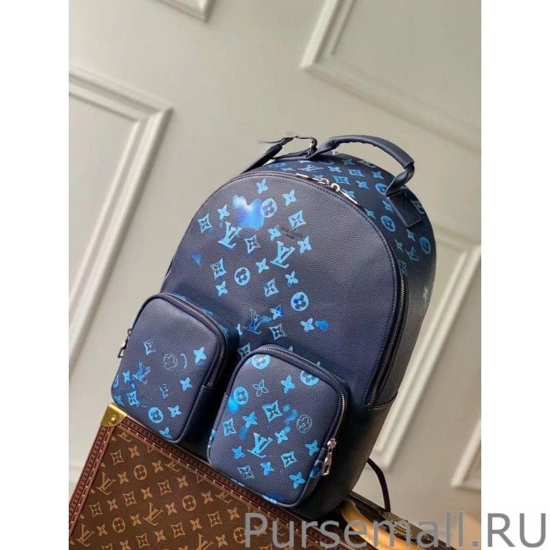 Multipocket Backpack Ink Watercolor M57841