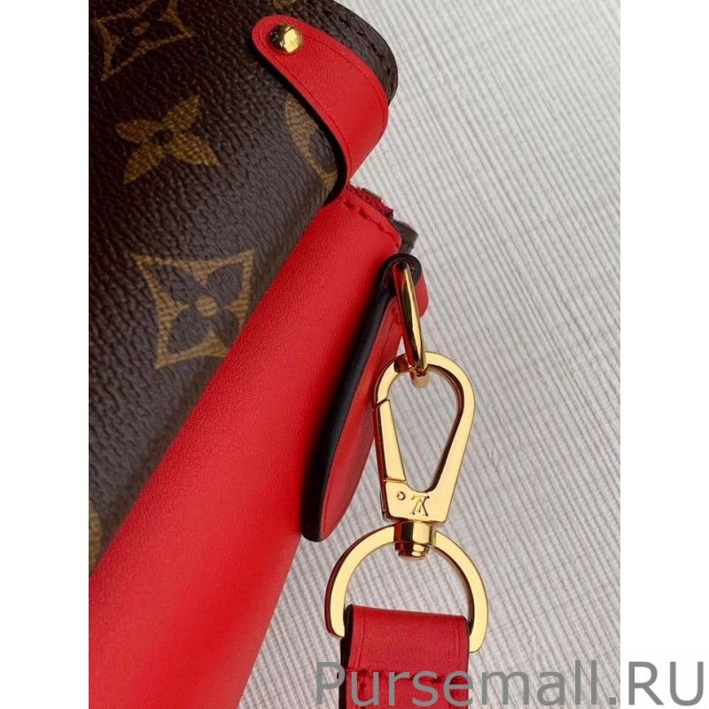 Soufflot BB Monogram Canvas M44818 Red