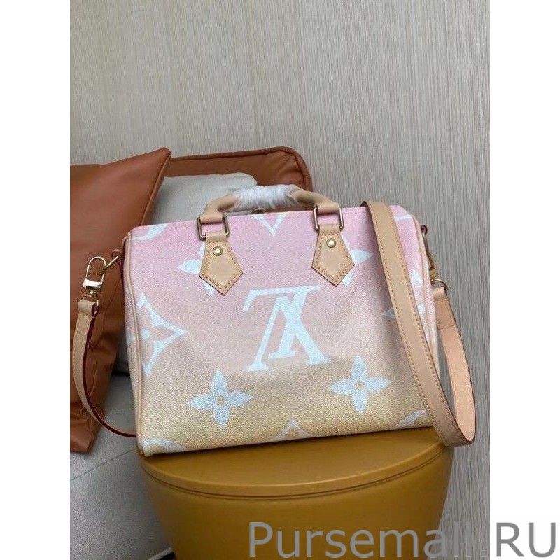 Speedy Bandoulie 25 Bag Monogram Giant M45724