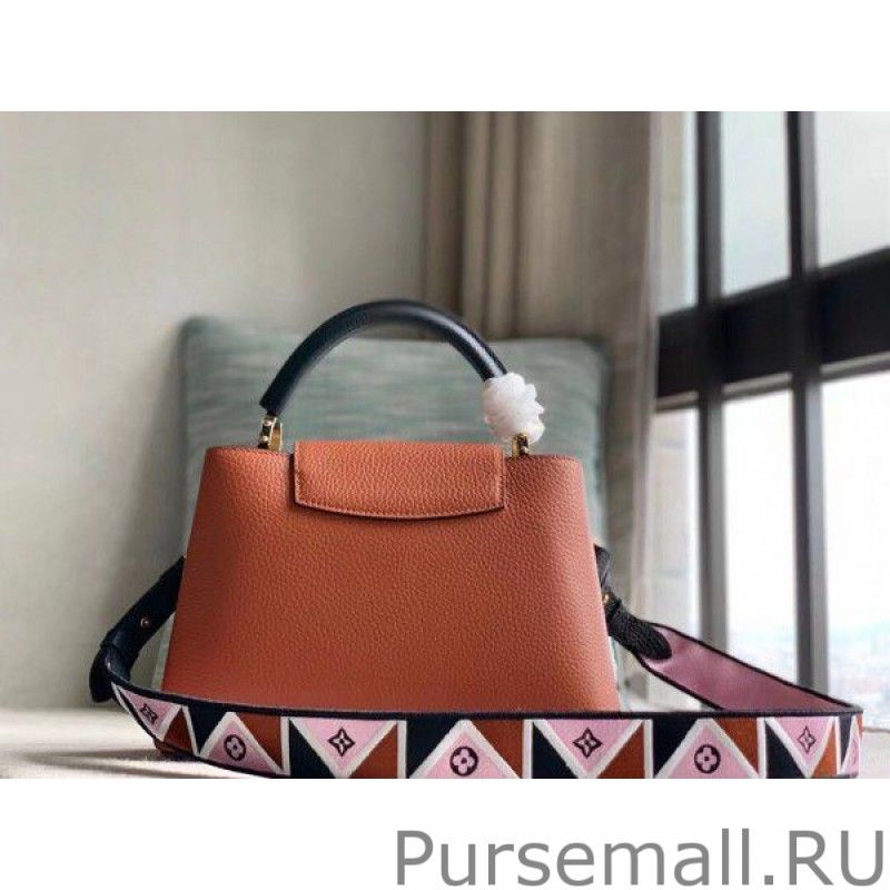 Capucines BB Bag In Brown Leather M59266