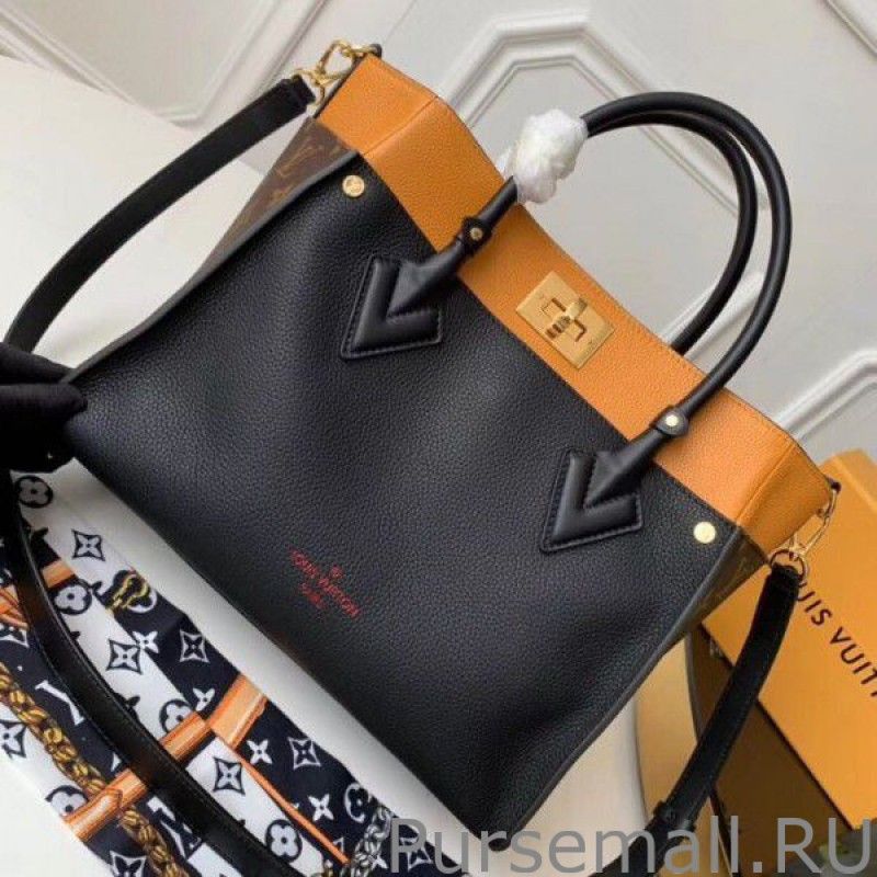On My Side Bag Monogram Calfskin M53823