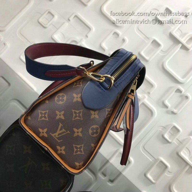 Monogram Canvas Tuileries Marine Bordeaux M43439