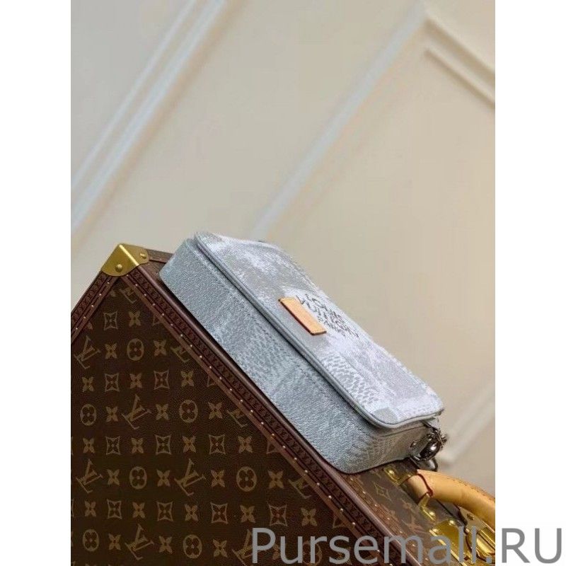 Trio Messenger Bag Damier Salt N50068