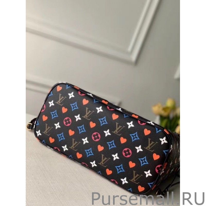 Game On Neverfull MM Black Bag M57483