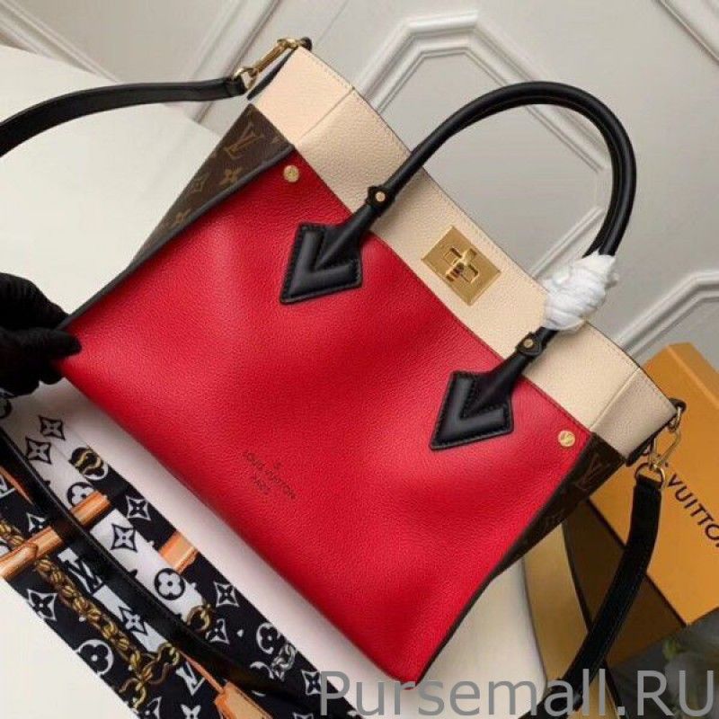 On My Side Bag Monogram Calfskin M53824