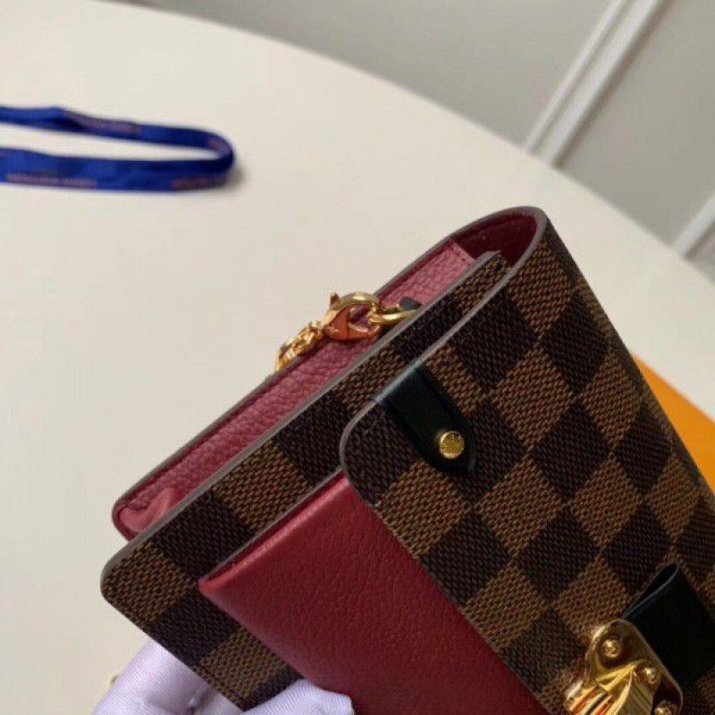Vavin Chain Wallet Damier Ebene N60222