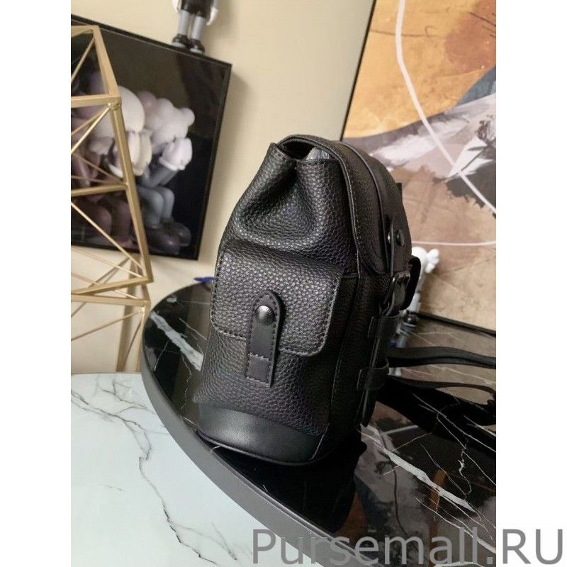 Christopher XS Bag In Black Leather M58495