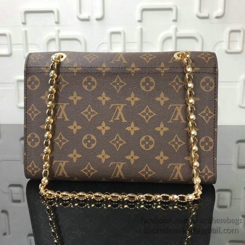 Victoire Bag Monogram Canvas M43475 Pink