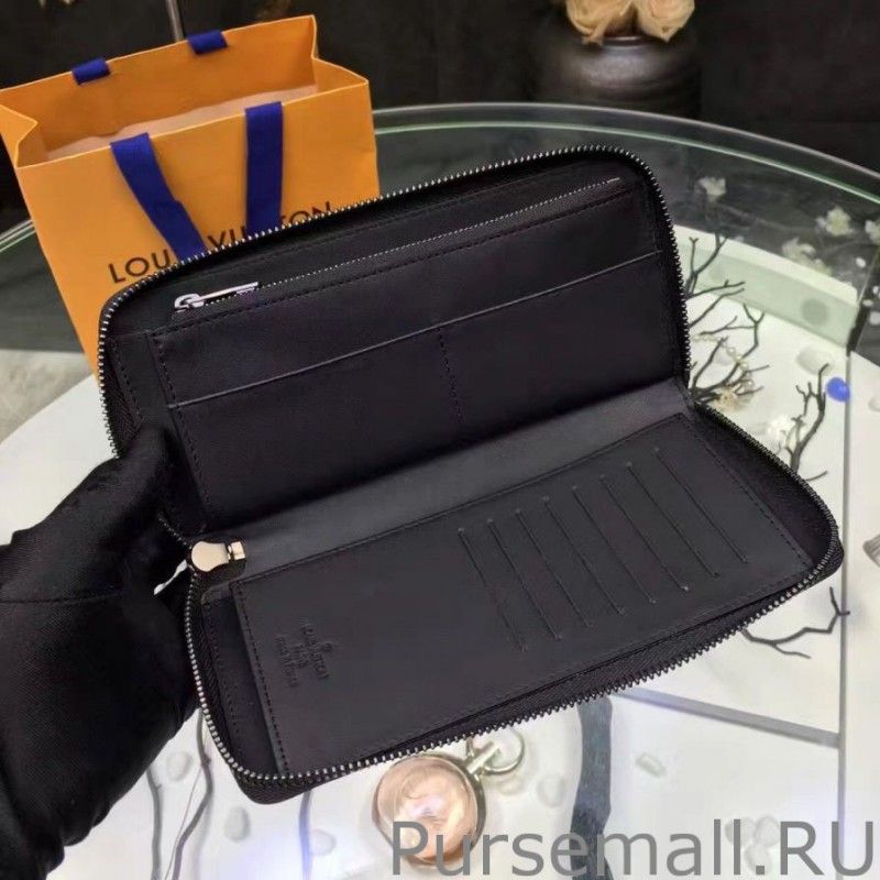 Zippy Wallet Vertical Damier Infini N63548