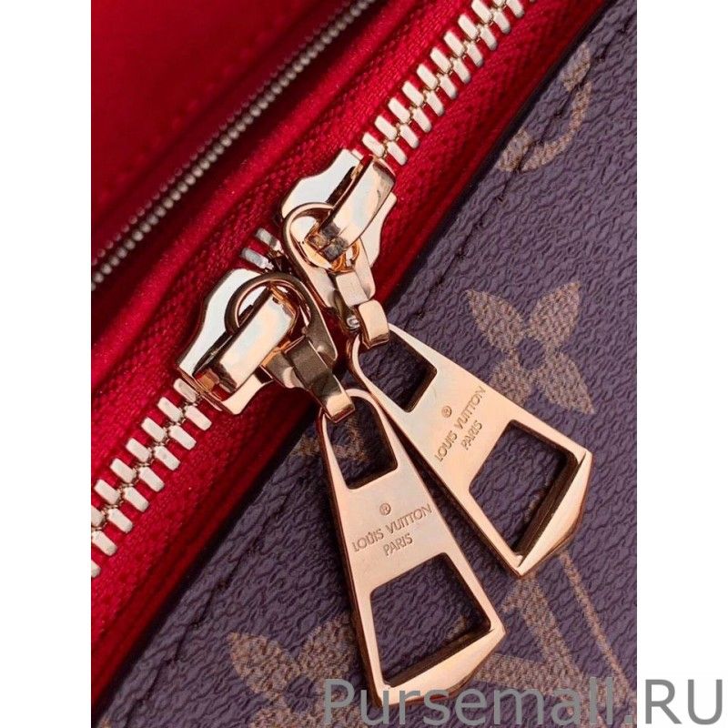 Soufflot BB Monogram Canvas M44818 Red