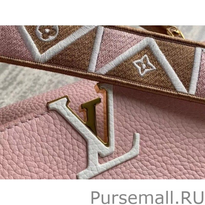 Capucines BB Bag In Pink Leather M59061