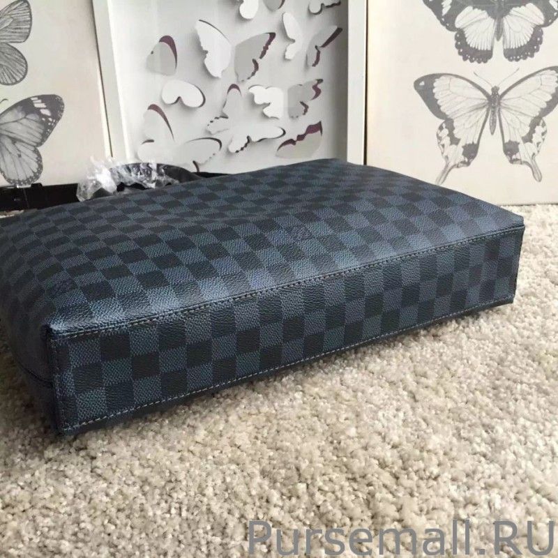 Porte-Documents Jour Damier Cobalt N42241
