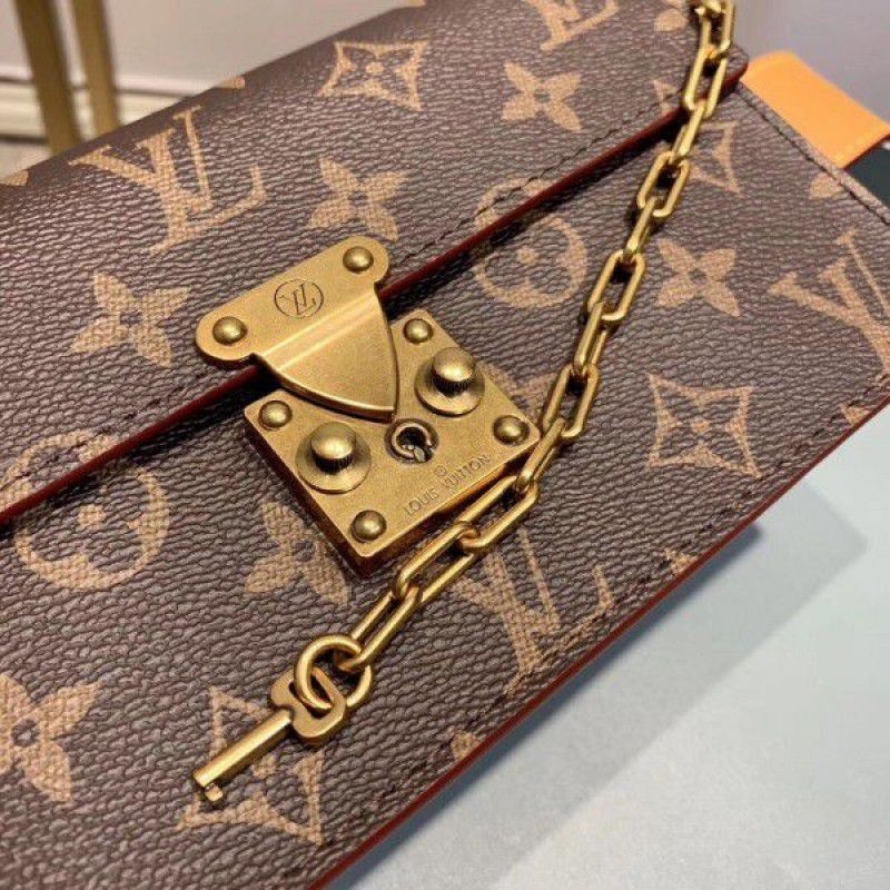 S Lock Belt Pouch PM Bag Monogram Canvas M44667