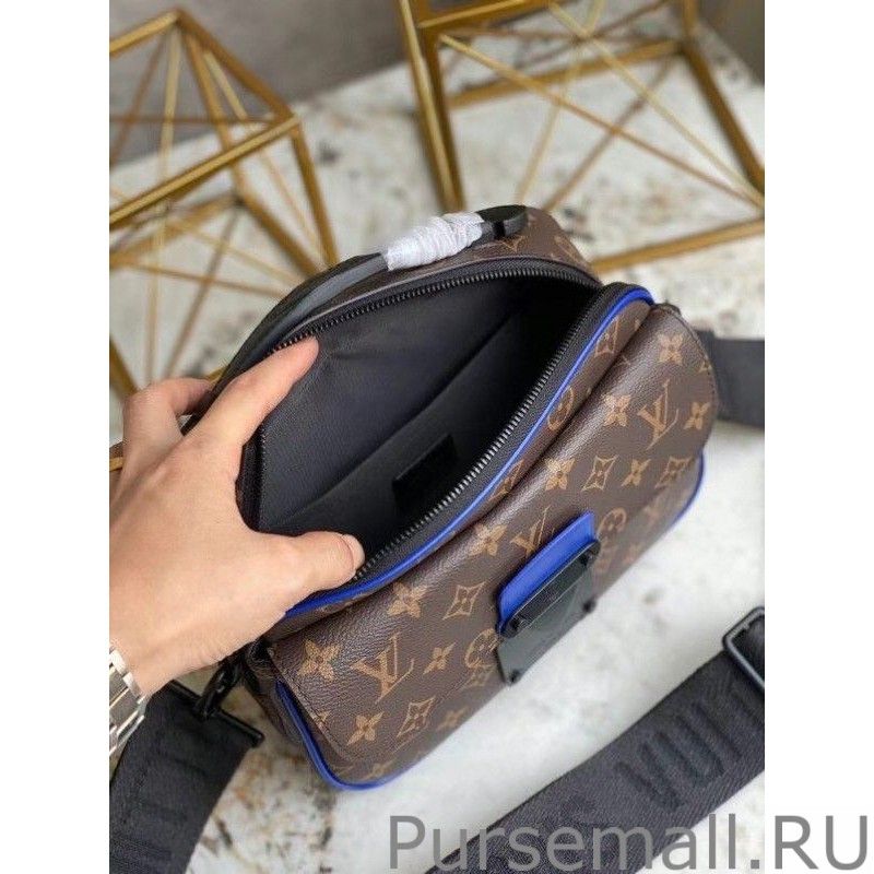 S Lock Messenger Monogram Macassar M45863