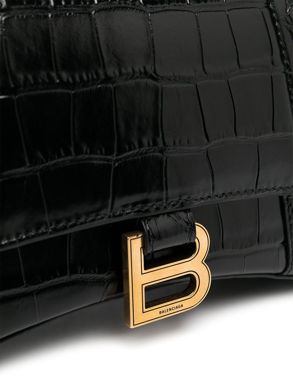 Ba*len*cia*ga crocodile effect tote bag
