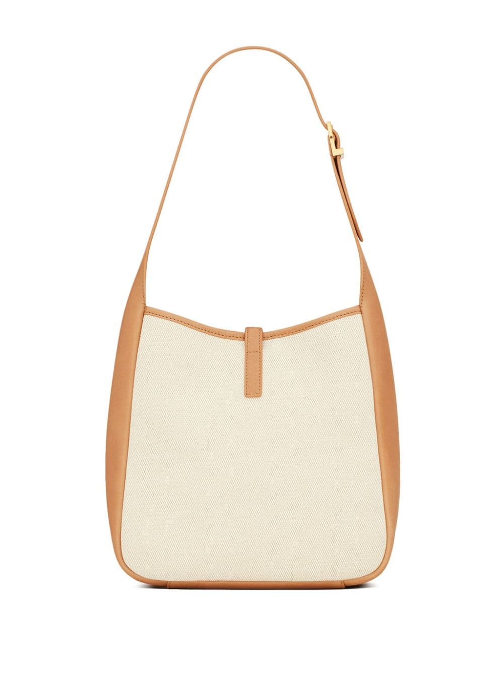 Saint Laurent Le 5 à 7 monogram-plaque shoulder bag