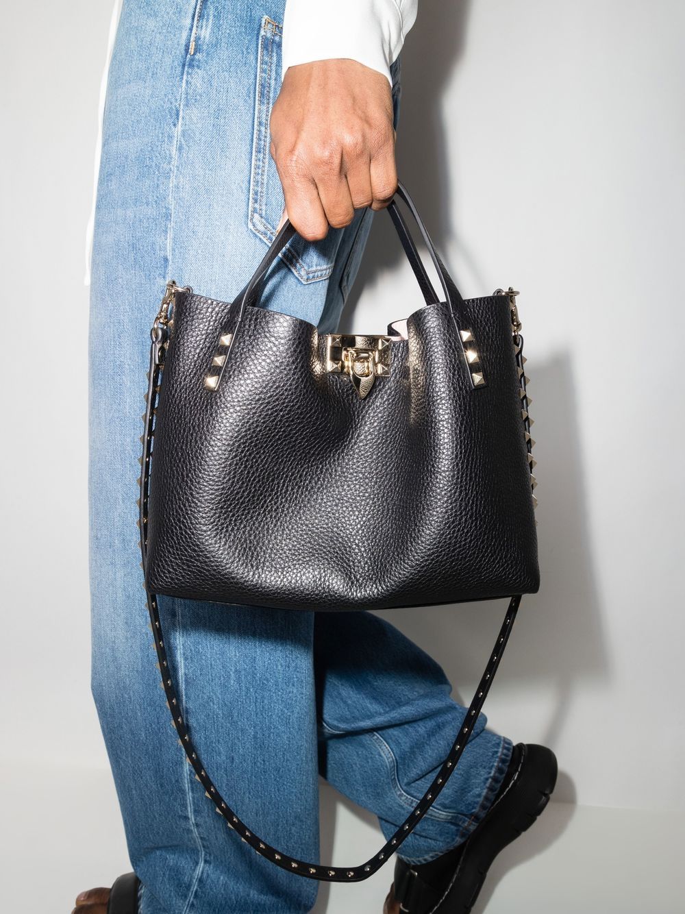 Valentino Garavani small Rockstud tote bag