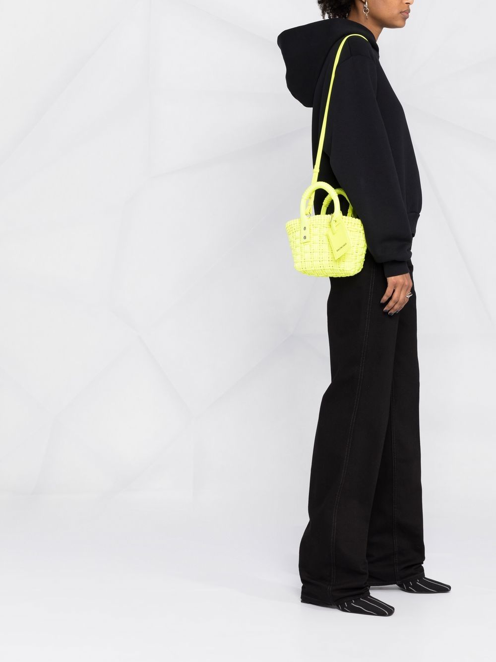 Ba*len*cia*ga xxs bistro basket tote bag