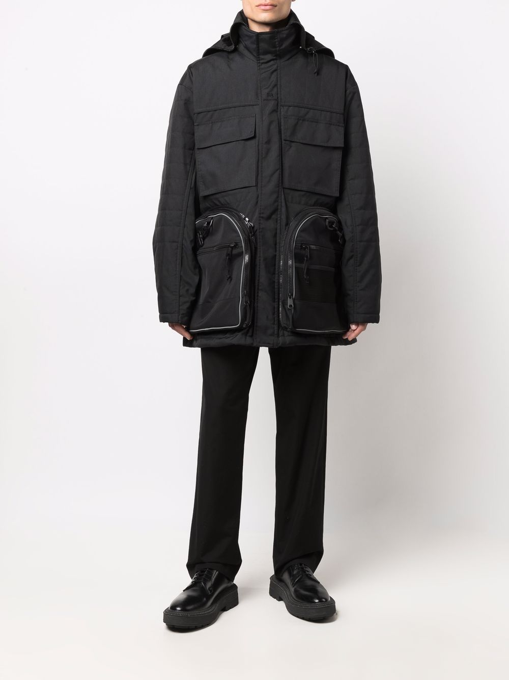Ba*len*cia*ga transformer gym bag parka coat