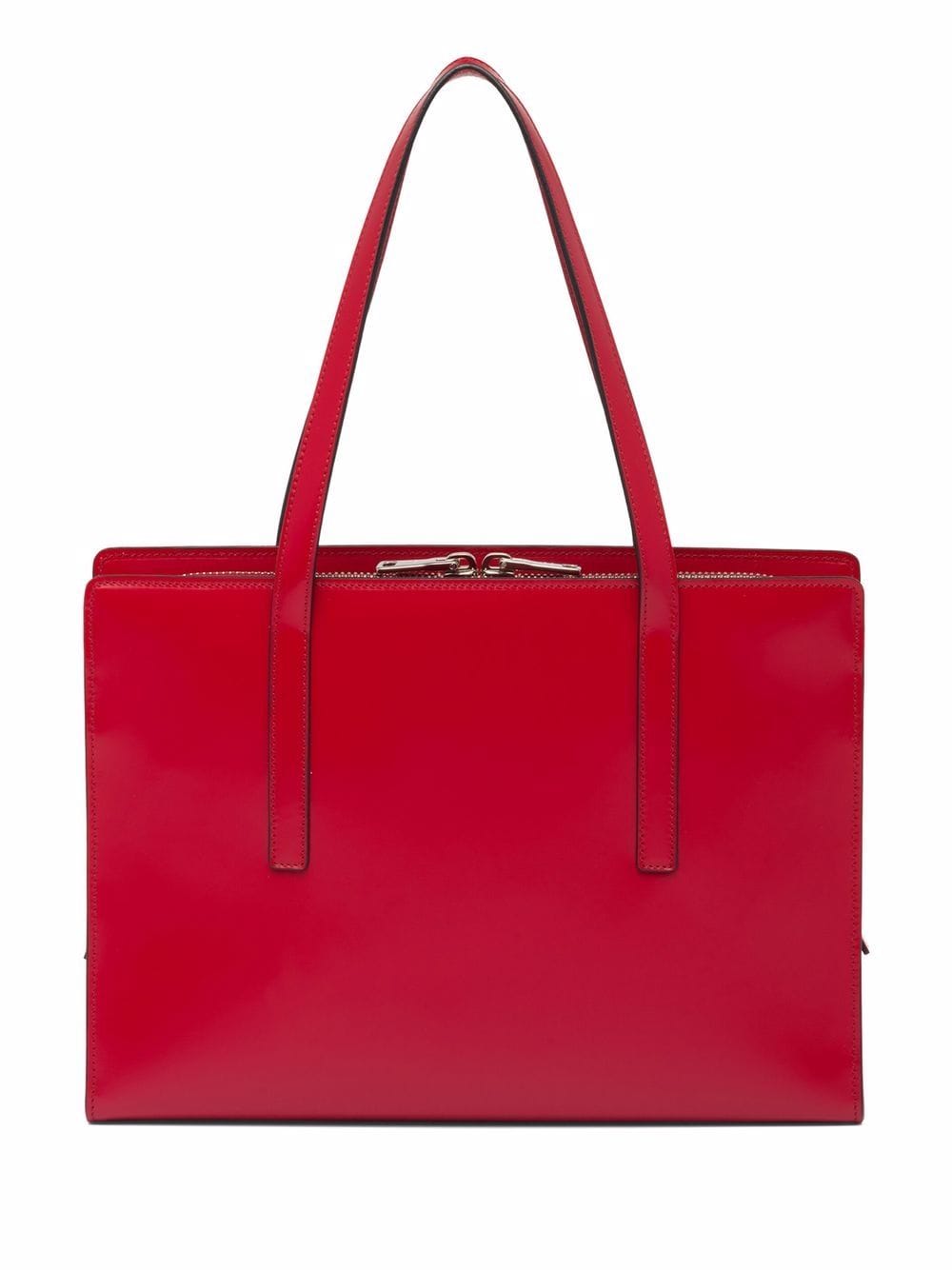 Pra*a large re-edition 1995 leather handbag