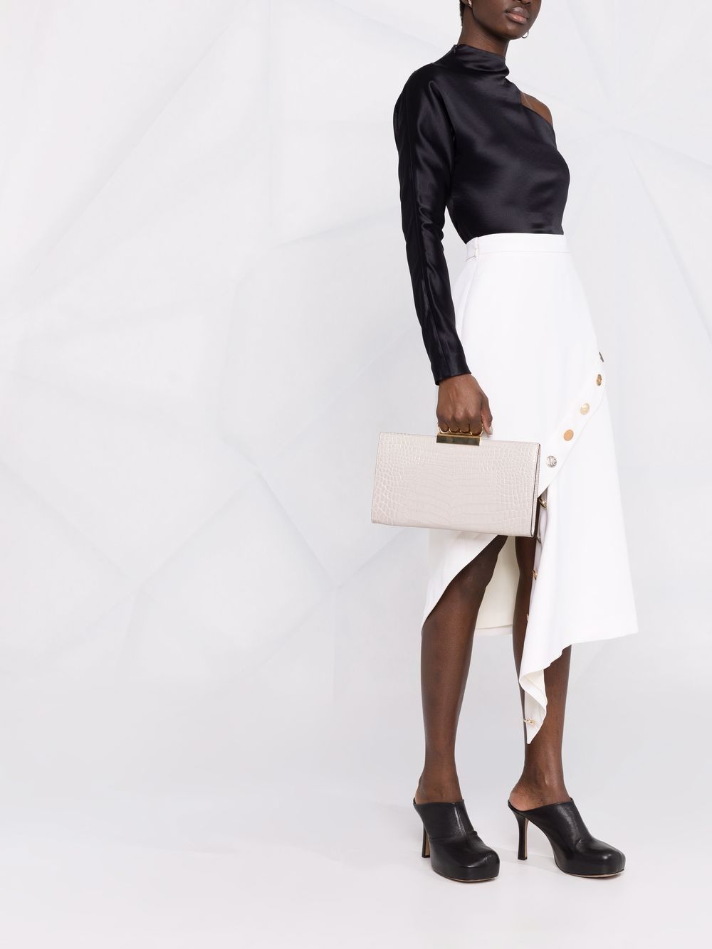 Alexander McQueen Four-Ring clutch bag