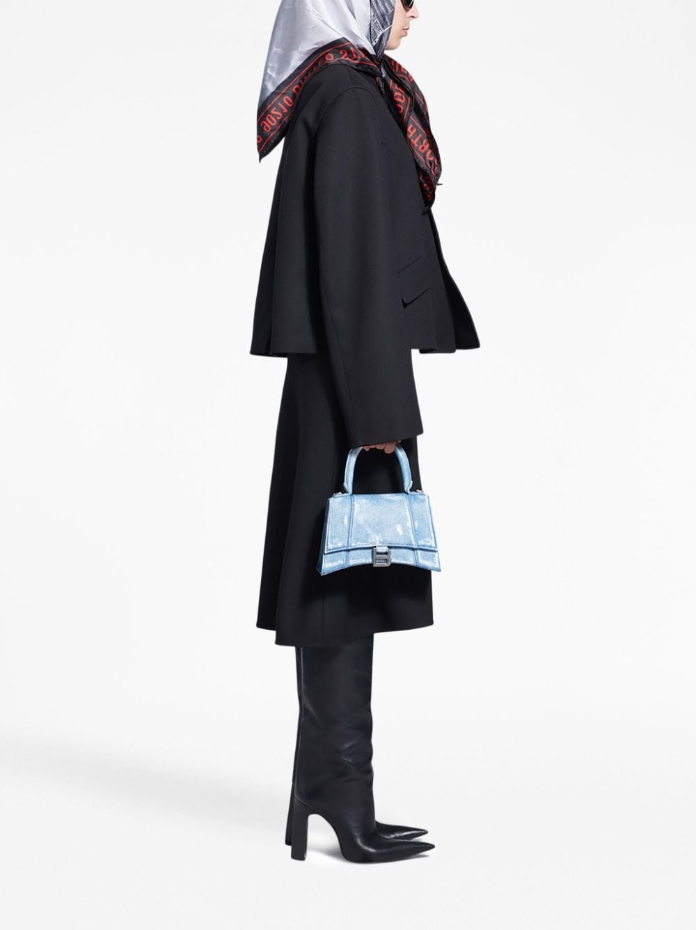 Ba*len*cia*ga s hourglass top-handle bag