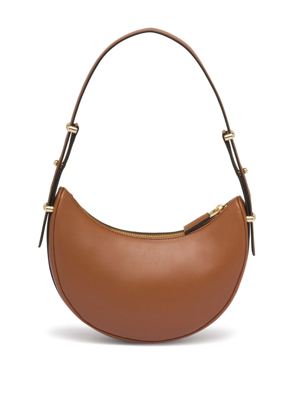 Pra*a arqué leather shoulder bag