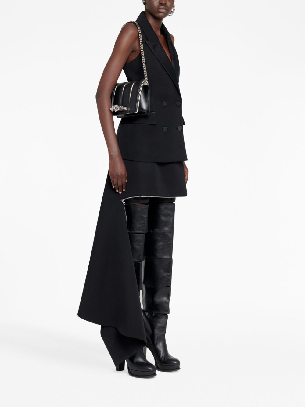 Alexander McQueen Slash studded chain-link bag