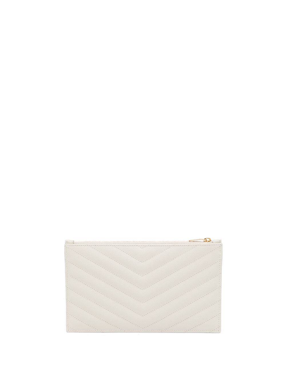 Saint Laurent Cassandre Matelassé zip-fastening pouch