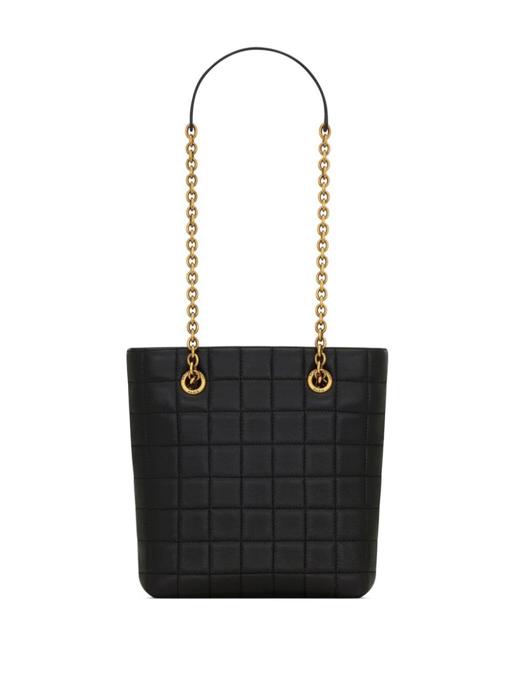 Saint Laurent Matelassé Carré leather mini bag