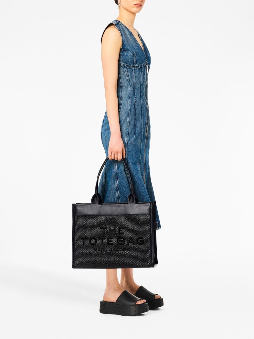 Marc Jacobs large The Straw Tote bag