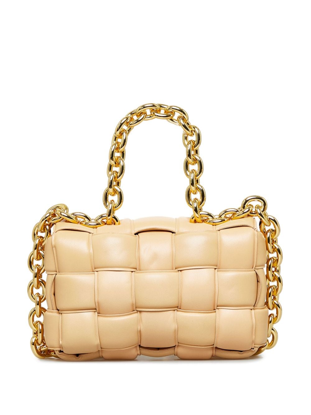 Bo*te*ga ve*ne*ta padded cassette chain two-way bag
