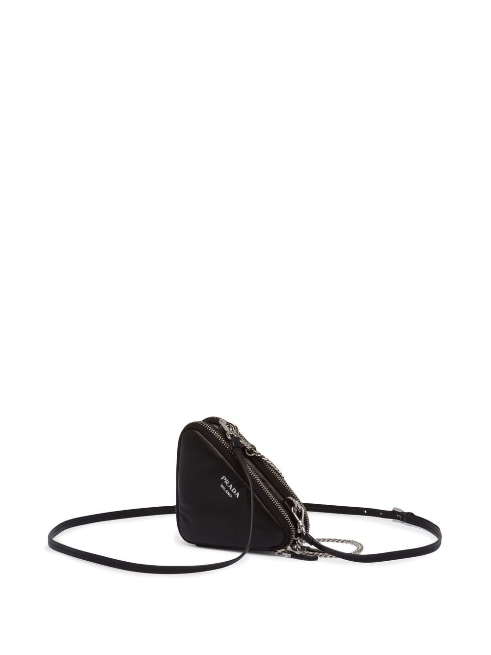 Pra*a leather mini pouch bag