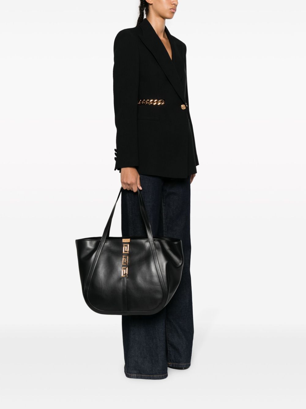 Versace large Greca Goddess tote bag