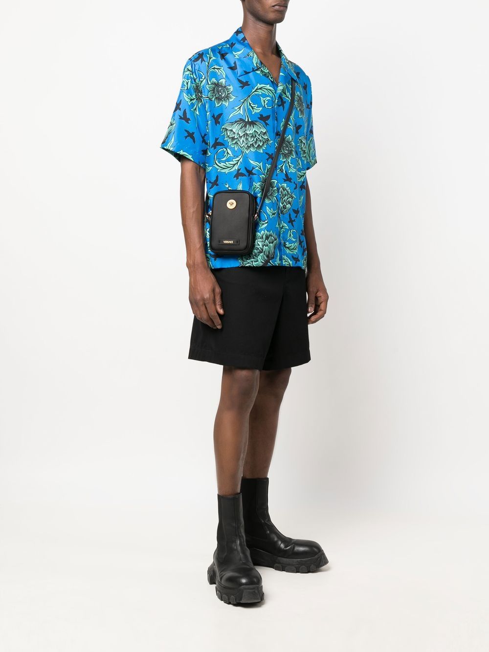 Versace Medusa plaque messenger bag