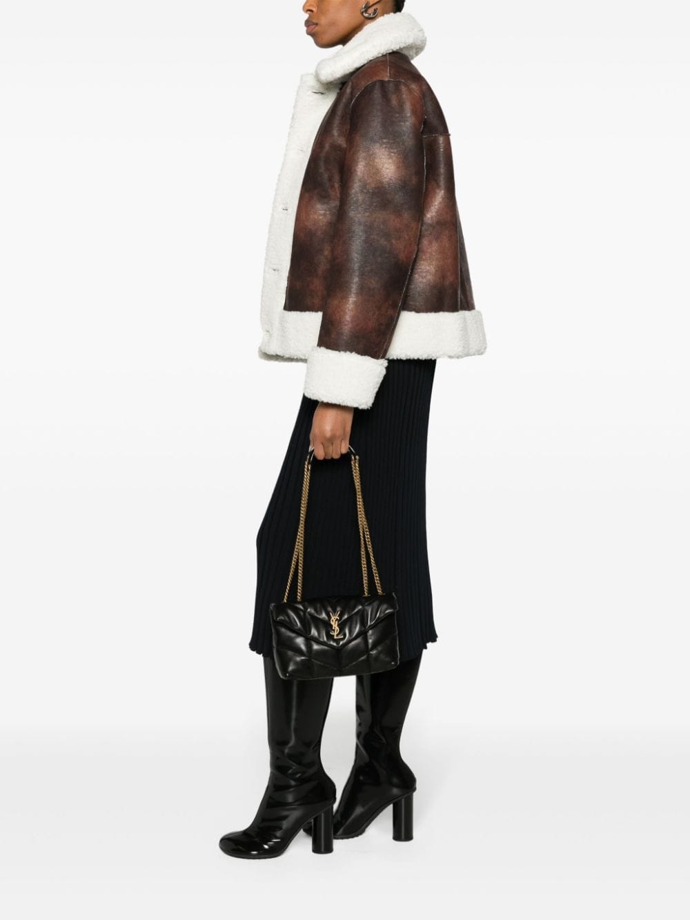 Saint Laurent Puffer Toy quilted shoulder bag