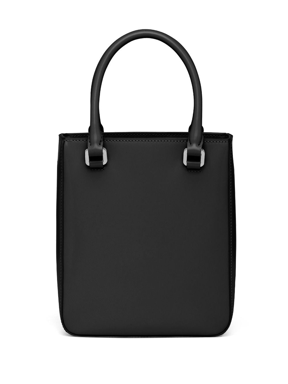 Pra*a triangle-logo tote bag